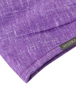 Rakhi Vastramay Unisex 3 -Ply Solid Reusable Anti-Pollution, Comfortable Large Coverage With Head Band Wellness Biker Masks In Purple - Pack Of 1