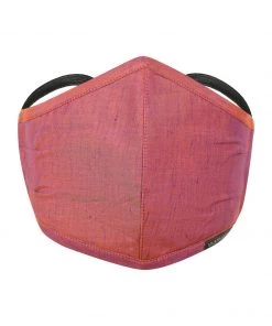 Rakhi Vastramay Unisex 3 -Ply Solid Reusable Anti-Pollution, Comfortable Large Coverage With Head Band Wellness Biker Masks In Pink - Pack Of 1