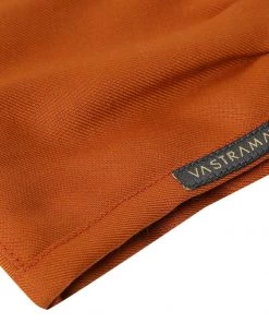 Rakhi Vastramay Unisex 3 -Ply Solid Reusable Anti-Pollution, Comfortable Large Coverage With Head Band Wellness Biker Masks In Orange - Pack Of 1