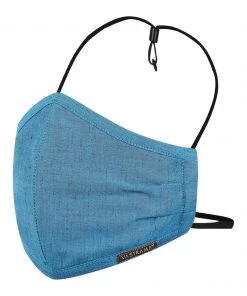 Vastramay Unisex 3 -Ply Solid Reusable Anti-Pollution, Comfortable Large Coverage With Head Band Wellness Biker Masks In Blue - Pack Of 1 14 Vastramay Unisex 3 -Ply Solid Reusable Anti-Pollution, Comfortable Large Coverage With Head Band Wellness Biker Masks In Blue - Pack Of 1