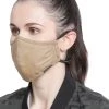 Rakhi Vastramay Unisex 3 -Ply Solid Reusable Anti-Pollution, Comfortable Large Coverage With Head Band Wellness Biker Masks In Camel - Pack Of 1