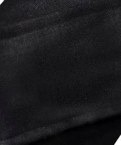 Vastramay Unisex 2-Ply Solid Reusable Free Size Comfortable, Ear Loop Wellness Masks In Black - Pack Of 1 Rakhi