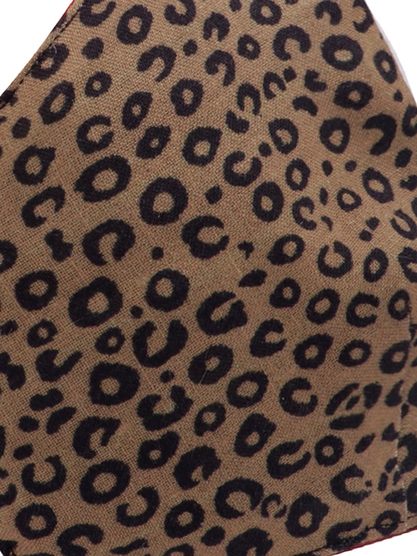 Vastramay Unisex 2-Ply Animal Printed Reusable Free Size Comfortable, Ear Loop Wellness Masks In Leopard Brown - Pack Of 1 7 Vastramay Unisex 2-Ply Animal Printed Reusable Free Size Comfortable, Ear Loop Wellness Masks In Leopard Brown - Pack Of 1