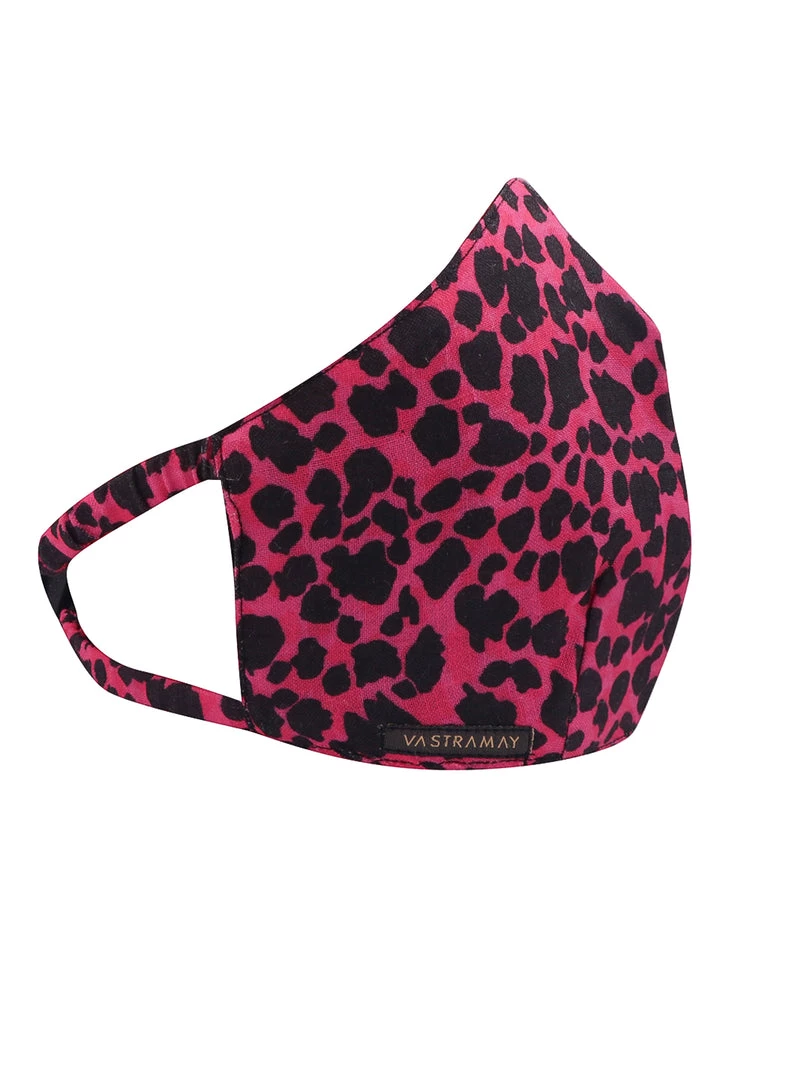 Vastramay Unisex 2-Ply Animal Printed Reusable Free Size Comfortable, Ear Loop Wellness Masks In Leopard Pink - Pack Of 1 Rakhi 4 Vastramay Unisex 2-Ply Animal Printed Reusable Free Size Comfortable, Ear Loop Wellness Masks In Leopard Pink - Pack Of 1 Rakhi