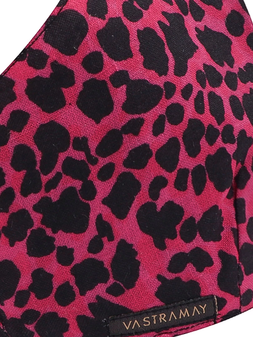 Vastramay Unisex 2-Ply Animal Printed Reusable Free Size Comfortable, Ear Loop Wellness Masks In Leopard Pink - Pack Of 1 Rakhi 7 Vastramay Unisex 2-Ply Animal Printed Reusable Free Size Comfortable, Ear Loop Wellness Masks In Leopard Pink - Pack Of 1 Rakhi