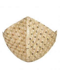 Vastramay Rakhi Unisex 4 Ply Self Design-Sequin Embroidered Reusable Face Mask