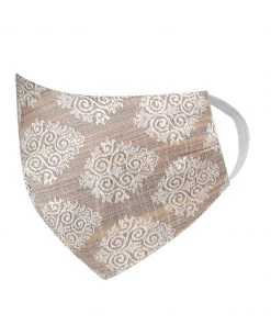 Vastramay Unisex 2 Ply Self Design Brocade Reusable Face Mask Rakhi