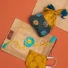 Vastramay Eco-Friendly Cotton Raksha Bandhan Rakhi, Mask And Potli Set