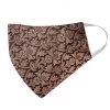Vastramay Unisex 2 Ply Self Design Banarasi Brocade Reusable Face Mask