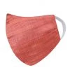 Vastramay Rakhi Unisex 2 Ply Self Design Pink Cotton Textured Reusable Face Mask