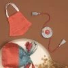 Vastramay Eco-Friendly Cotton Raksha Bandhan Rakhi, Mask And Potli Set