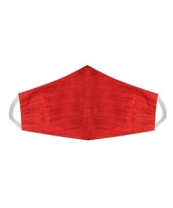 Vastramay Rakhi Unisex 2 Ply Self Design Red Cotton Textured Reusable Face Mask 7 Vastramay Rakhi Unisex 2 Ply Self Design Red Cotton Textured Reusable Face Mask
