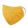 Vastramay Rakhi Unisex 2 Ply Self Design Yellow Cotton Textured Reusable Face Mask 2 Vastramay Rakhi Unisex 2 Ply Self Design Yellow Cotton Textured Reusable Face Mask