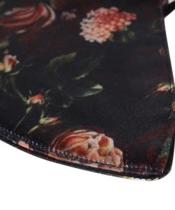 Rakhi Vastramay Unisex 4 -Ply Floral Printed Reusable Anti-Pollution, Comfortable Large Coverage With Ear Loops Wellness Masks In Black - Pack Of 1 15 Rakhi Vastramay Unisex 4 -Ply Floral Printed Reusable Anti-Pollution, Comfortable Large Coverage With Ear Loops Wellness Masks In Black - Pack Of 1