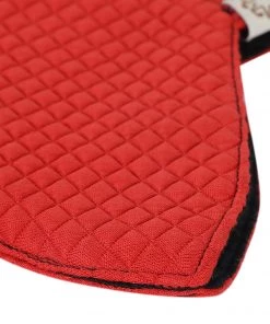 Rakhi Vastramay Unisex 4 -Ply Quilted Reusable Anti-Pollution, Comfortable Large Coverage With Ear Loops Wellness Masks In Red - Pack Of 1