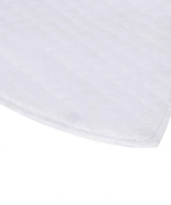 Vastramay Unisex 4 -Ply Quilted Reusable Anti-Pollution, Comfortable Large Coverage With Ear Loops Wellness Masks In White - Pack Of 1