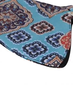 Vastramay Unisex 4 -Ply Abstract Printed Reusable Anti-Pollution, Comfortable Large Coverage With Ear Loops Wellness Masks In Blue - Pack Of 1