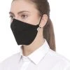 Vastramay Unisex 4 -Ply Imported Self Design Reusable Anti-Pollution, Comfortable Large Coverage With Ear Loops Wellness Masks In Black - Pack Of 1 Rakhi