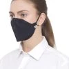 Vastramay Unisex 4 -Ply Imported Self Design Reusable Anti-Pollution, Comfortable Large Coverage With Ear Loops Wellness Masks In Navy Blue - Pack Of 1 Rakhi