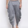 Buy 1 Get 1 VASTRAMAY Men's Grey Solid Dhoti Pant