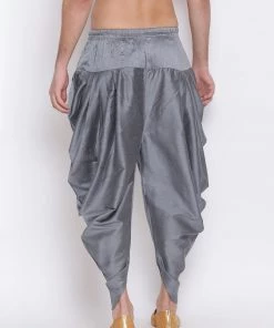 Buy 1 Get 1 VASTRAMAY Men's Grey Solid Dhoti Pant 11 Buy 1 Get 1 VASTRAMAY Men's Grey Solid Dhoti Pant