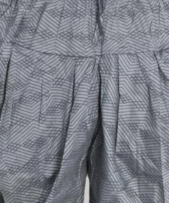 VASTRAMAY Men's Grey Cotton Blend Cowl Dhoti Pant Buy 1 Get 1