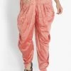 VASTRAMAY Men's Pink Cotton Silk Blend Dhoti Buy 1 Get 1