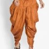 VASTRAMAY Men's Brown Cotton Blend Dhoti