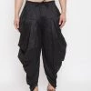 Vastramay Men's Black Dhoti Pants
