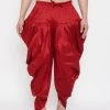 Vastramay Men's Maroon Dhoti Pants