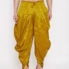 Vastramay Men's Mustard Dhoti Pants 1 Vastramay Men's Mustard Dhoti Pants
