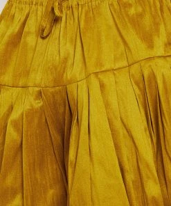 Vastramay Men's Mustard Dhoti Pants