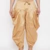 Vastramay Men's Rose Gold Dhoti Pants