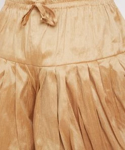 Vastramay Men's Rose Gold Dhoti Pants 11 Vastramay Men's Rose Gold Dhoti Pants