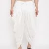 Vastramay Men's White Dhoti Pants