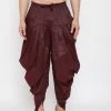 Vastramay Men's Brown Dhoti Pants