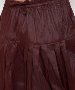 Vastramay Men's Brown Dhoti Pants