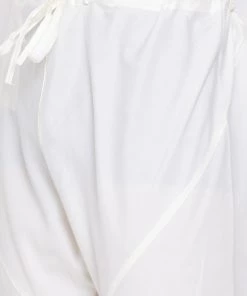 Jacket Kurta Sets Vastramay Men's Cream And Grey Viscose Ethnic Combo Set