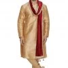 Vastramay Men's Maroon Velvet Dupatta