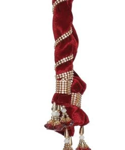 Vastramay Men's Maroon Velvet Dupatta