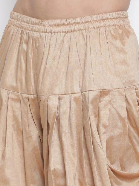 Vastramay Men's Dark Blue Silk Blend Sherwani Set 7 Vastramay Men's Dark Blue Silk Blend Sherwani Set