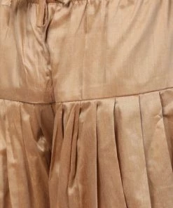 Vastramay Men's Black Silk Blend Sherwani Set