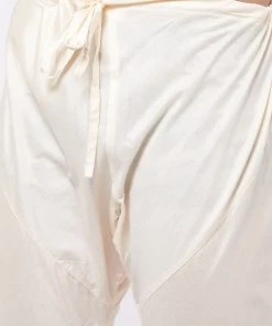 VASTRAMAY Men's Black Angrakha Style Indo Western Over Cream Kurta Pyjama Set Sherwani/Indowestern Sets