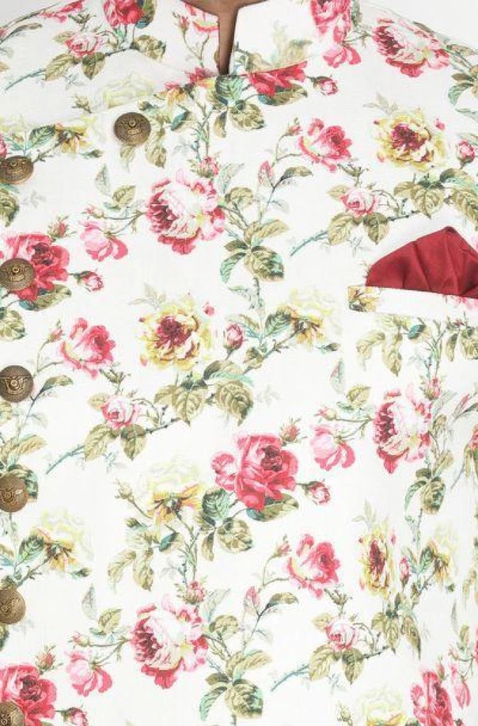 Sherwani/Indowestern VASTRAMAY Men's Beige Silk Blend Sherwani Only Top 5 Sherwani/Indowestern VASTRAMAY Men's Beige Silk Blend Sherwani Only Top