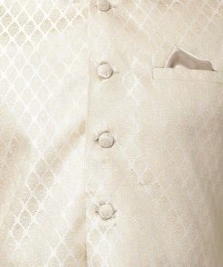 Vastramay Men's Maroon Cotton Silk Blend Kurta, Ethnic Jacket And Pyjama Set 10 Vastramay Men's Maroon Cotton Silk Blend Kurta, Ethnic Jacket And Pyjama Set