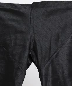 Vastramay Men's Black Cotton Silk Blend Kurta, Ethnic Jacket And Pyjama Set