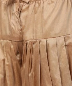 Vastramay Men's Mint Green Cotton Silk Blend Ethnic Jacket, Kurta And Dhoti Pant Set