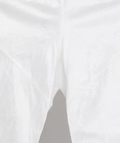 Vastramay Men's White Cotton Silk Blend Kurta, Ethnic Jacket And Pyjama Set Kurta Sets