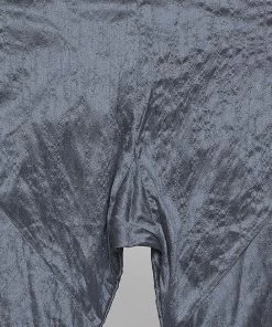 Vastramay Men's Grey Cotton Silk Blend Kurta, Ethnic Jacket And Pyjama Set Kurta Sets