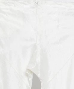 Kurta Sets VASTRAMAY Men's Black Cotton Kurta, Ethnic Jacket And Churidar Set